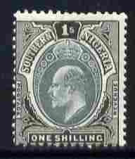 Southern Nigeria 1903-04 KE7 Crown CA 1s green & black mounted mint SG 16, stamps on , stamps on  stamps on , stamps on  stamps on  ke7 , stamps on  stamps on 