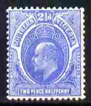 Southern Nigeria 1907-11 KE7 MCA 2.5d blue mounted mint SG 36, stamps on , stamps on  ke7 , stamps on 