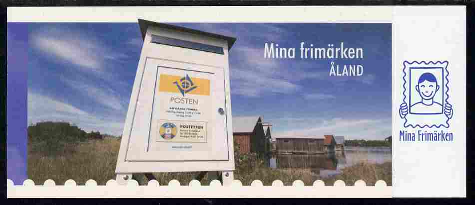 Booklet - Aland Islands 2006 My Stamp 5.60 Euro self-adhesive booklet complete and fine SG SB17