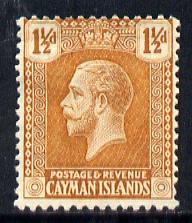 Cayman Islands 1921-26 KG5 Script CA 1.5d orange-brown mounted mint SG 72, stamps on , stamps on  stamps on , stamps on  stamps on  kg5 , stamps on  stamps on 