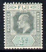 Fiji 1903 KE7 Crown CA 1/2d green & pale green mounted mint SG 104, stamps on , stamps on  ke7 , stamps on 