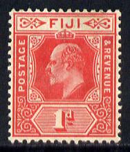 Fiji 1906-12 KE7 MCA 1d red mounted mint SG 119, stamps on , stamps on  ke7 , stamps on 