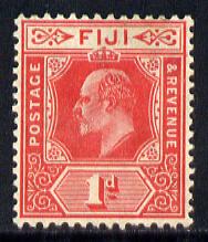 Fiji 1906-12 KE7 MCA 1d red mounted mint SG 119, stamps on , stamps on  stamps on , stamps on  stamps on  ke7 , stamps on  stamps on 