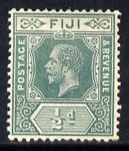Fiji 1912-23 KG5 MCA 1/2d green mounted mint SG 126, stamps on , stamps on  kg5 , stamps on 