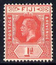 Fiji 1912-23 KG5 MCA 1d carmine mounted mint SG 127