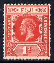 Fiji 1912-23 KG5 MCA 1d scarlet mounted mint SG 127a, stamps on , stamps on  stamps on , stamps on  stamps on  kg5 , stamps on  stamps on 