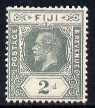 Fiji 1912-23 KG5 MCA 2d greyish-slate mounted mint SG 128