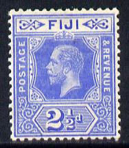 Fiji 1912-23 KG5 MCA 2.5d bright blue mounted mint SG 129, stamps on , stamps on  kg5 , stamps on 