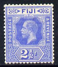 Fiji 1912-23 KG5 MCA 2.5d bright blue mounted mint SG 129, stamps on , stamps on  kg5 , stamps on 