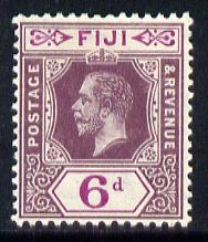 Fiji 1912-23 KG5 MCA 6d dull & bright purple mounted mint SG 133, stamps on , stamps on  stamps on , stamps on  stamps on  kg5 , stamps on  stamps on 