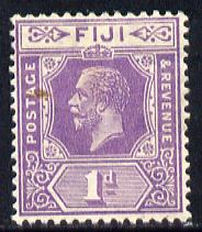 Fiji 1912-23 KG5 Script CA 1d violet mounted mint SG 231, stamps on , stamps on  kg5 , stamps on 