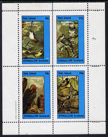 Eynhallow 1982 Birds #08 (Kingfisher, Bird of Prey etc) perf  set of 4 values (10p to 60p) unmounted mint, stamps on , stamps on  stamps on birds, stamps on  stamps on birds of prey, stamps on  stamps on kingfisher