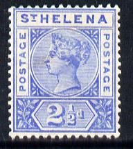 St Helena 1890-97 QV Key Plate 2.5d ultramarine mounted mint SG50, stamps on , stamps on  stamps on , stamps on  stamps on  qv , stamps on  stamps on 