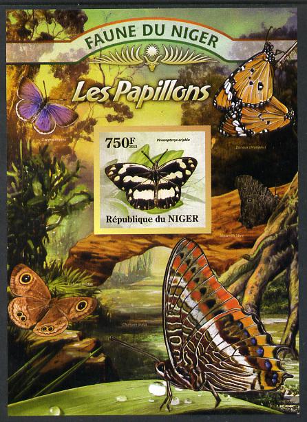 Niger Republic 2013 Butterflies #3 imperf m/sheet unmounted mint. Note this item is privately produced and is offered purely on its thematic appeal, stamps on , stamps on  stamps on butterflies