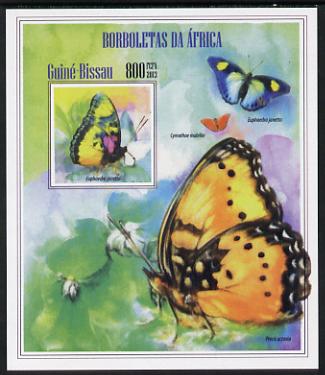 Guinea - Bissau 2013 Butterflies #10 imperf m/sheet unmounted mint. Note this item is privately produced and is offered purely on its thematic appeal, stamps on , stamps on  stamps on butterflies