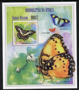 Guinea - Bissau 2013 Butterflies #13 imperf m/sheet unmounted mint. Note this item is privately produced and is offered purely on its thematic appeal, stamps on butterflies