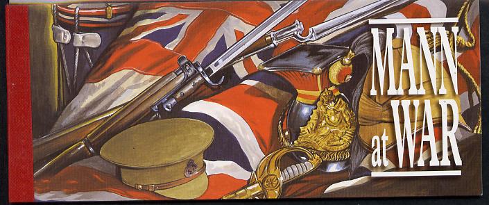 Isle of Man 2000 Mann at War £4.99 Prestige booklet complete & fine SG SB53, stamps on militaria, stamps on nelson, stamps on  ww1 , stamps on  ww2 , stamps on 