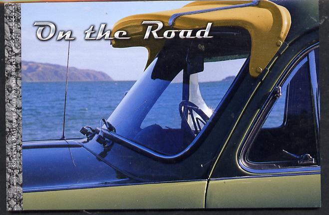 New Zealand 2000 On The Road $14.95 Premium booklet complete and fine SG SP1, stamps on , stamps on  stamps on cars