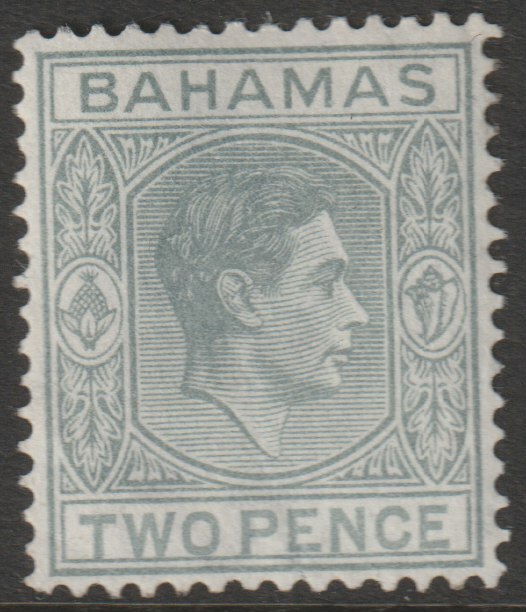 Bahamas 1938-52 KG6 2d pale slate very lightly mounted mint SG152, stamps on , stamps on  kg6 , stamps on 