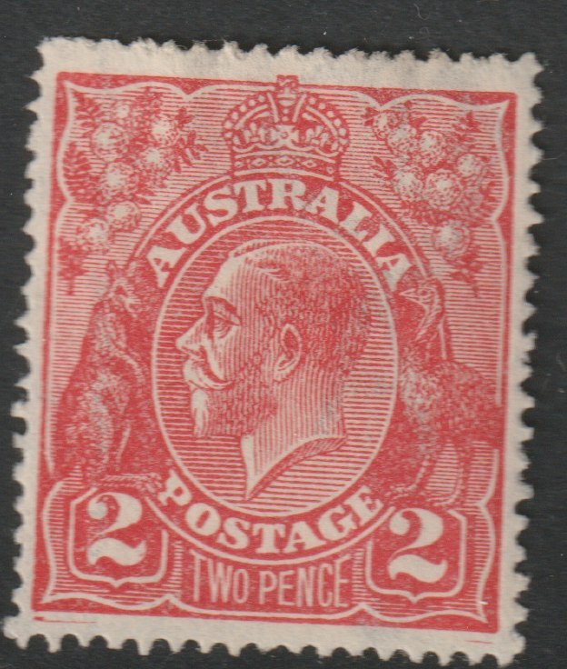 Australia 1918 KG5 2d bright rose-scarlet mounted mint, SG63, stamps on , stamps on  stamps on , stamps on  stamps on  kg5 , stamps on  stamps on 