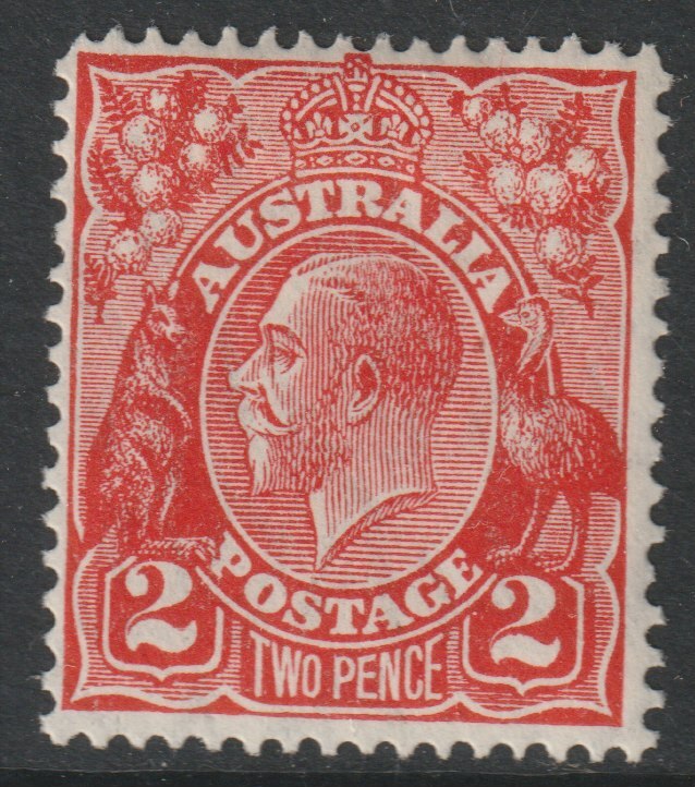 Australia 1926 KG5 2d golden scarlet mounted mint,SG99, stamps on , stamps on  kg5 , stamps on 