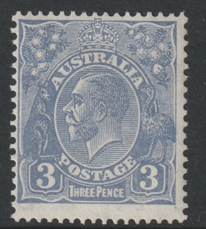 Australia 1931 KG5 3d dull ultramarine die II mounted mint,SG128, stamps on , stamps on  kg5 , stamps on 