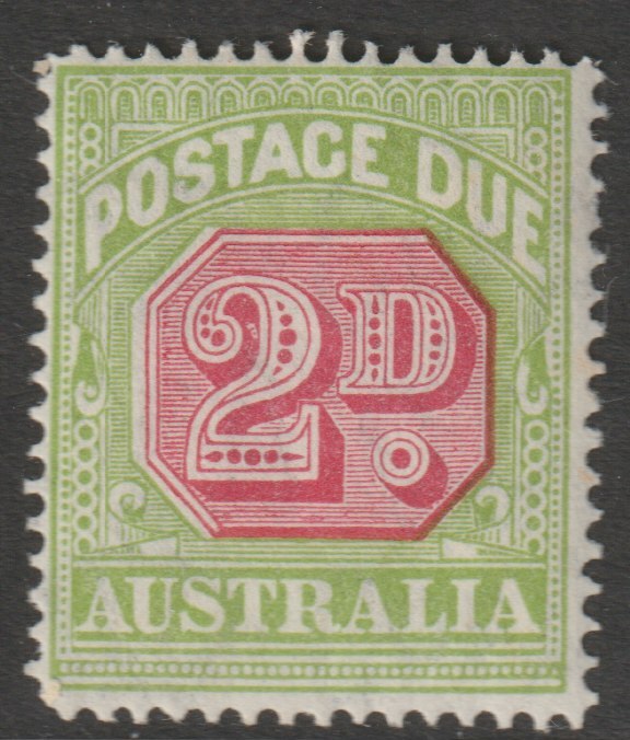Australia 1938 Postage Due 2d mounted mint, SG D114, stamps on xxx
