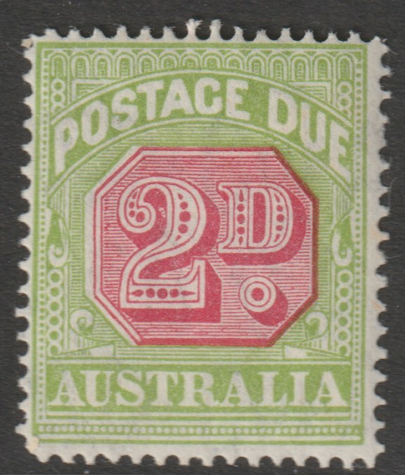 Australia 1938 Postage Due 2d mounted mint, SG D114, stamps on , stamps on  stamps on xxx