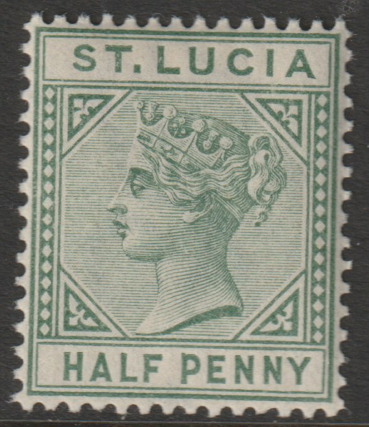 St Lucia 1891 QV 1/2d die II unmounted mint SG43, stamps on , stamps on  qv , stamps on 