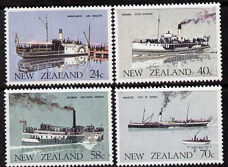 New Zealand 1984 Ferry Boats set of 4 unmounted mint, SG 1332-35, stamps on ships, stamps on ferries