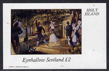 Eynhallow 1982 Painting of Dancers imperf deluxe sheet (Â£2 value) unmounted mint, stamps on , stamps on  stamps on arts    dancing