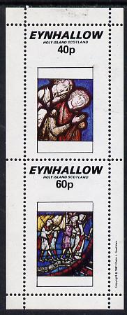 Eynhallow 1981 Stained Glass Windows perf set of 2 values (40p & 60p) unmounted mint