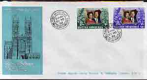 British Honduras 1972 Royal Silver Wedding set of 2 on Illustrated cover with first day cancel, stamps on royalty, stamps on silver wedding