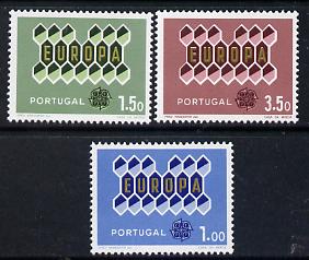 Portugal 1962 Europa set of 3 unmounted mint, SG 1213-15*, stamps on europa