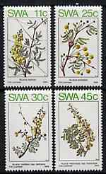 South West Africa 1984 Spring (Flowering Trees) set of 4 unmounted mint, SG 435-58*, stamps on trees