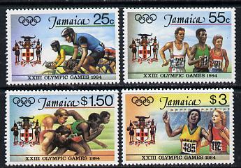 Jamaica 1984 Olympic Games set of 4 unmounted mint, SG 600-603