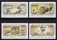 Namibia 1992 21st Anniversary of Conservatoire set of 4 unmounted mint, SG 584-87