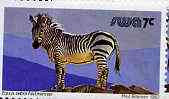 South West Africa 1980-89 Zebra 7c (chalky paper) from Wildlife Def set unmounted mint, SG 355a, stamps on animals, stamps on zebra