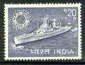India 1968 Navy Day unmounted mint, SG 577*, stamps on ships