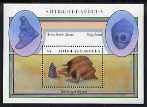 Antigua 1985 Native American Artefacts m/sheet, SG MS 918 unmounted mint, stamps on , stamps on  stamps on artefacts     indians   americana