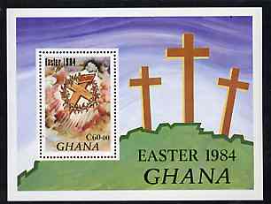 Ghana 1984 Easter m/sheet unmounted mint, SG MS 1103, stamps on easter