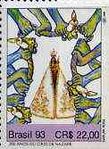 Brazil 1993 Virgin of Nazereth unmounted mint, SG 2598, stamps on religion