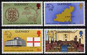 Guernsey 1974 UPU Centenary set of 4 unmounted mint, SG 114-17*