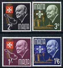 Malta 1965 Churchill Commemoration set of 4 unmounted mint, SG 362-65*