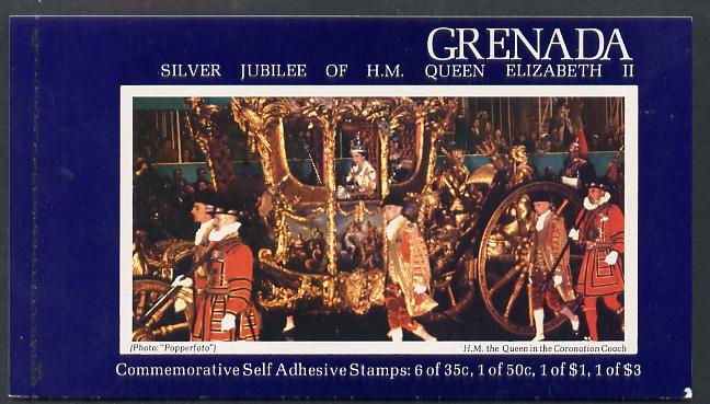 Grenada 1977 Silver Jubilee Booklet complete and pristine, SG SB1, stamps on , stamps on  stamps on royalty     silver jubilee