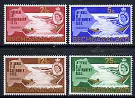 Bechuanaland 1965 New Constitution (Dam & Map) set of 4 unmounted mint, SG 186-89*