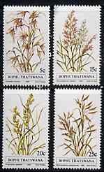 Bophuthatswana 1981 Indigenous Grasses #1 set of 4 unmounted mint, SG 80-83