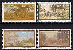 South Africa 1976 Birth Centenary of Erich Mayer (Artist) set of 4 unmounted mint, SG 399-402*, stamps on arts, stamps on dams, stamps on civil engineering