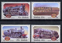 South Africa 1983 Steam Railway Locomotives set of 4 unmounted mint, SG 541-44*, stamps on , stamps on  stamps on railways