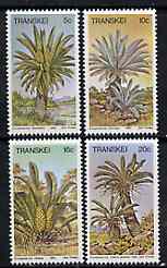 Transkei 1980 Cycads set of 4 unmounted mint, SG 71-74, stamps on , stamps on  stamps on flowers, stamps on  stamps on trees